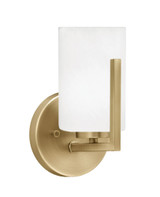 Atlas 1 Light White Muslin Wall Sconce by Toltec - A1_4511_WS