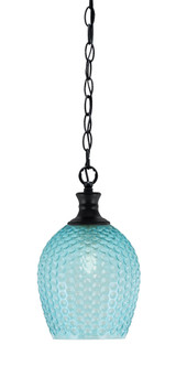 Zola 1 Light Chain Hung Small Pendant 12.75 Inch Tall by Toltec - 96-12.75