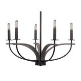 Monterey 5 Light Medium Chandelier by Toltec - M5_2905_UC