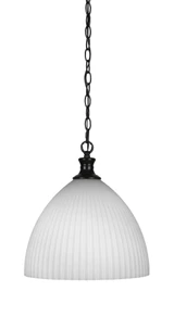 Carina 1 Light Medium Chain Hung Pendant 15 Inch Tall by Toltec - 95-14-15-