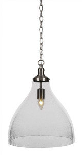 Juno 1 Light Large Chain Hung Pendant 19.5 Inch Tall by Toltec - 97-16-195-