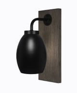 Oxbridge 1 Light Metal Shade Wall Sconce 12 Inch Tall by Toltec - OX1_1771_WS5