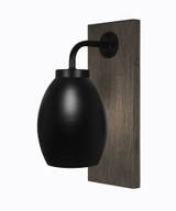 Oxbridge 1 Light Metal Shade Wall Sconce 12 Inch Tall by Toltec - OX1_1771_WS5