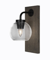Oxbridge 1 Light Steel Wall Sconce 5.75 Inch Tall by Toltec - OX1_1771_WSMB575