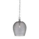Zola 1 Light Chain Hung Medium Pendant 17 Inch Tall by Toltec - 95-17-1