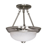 2 Light 11.38 Inch Wide Semi Flush Mount by Nuvo - 60-200-1112