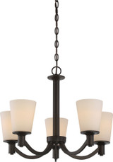 Laguna 5 Light Medium Chandelier by Nuvo - 60-55L