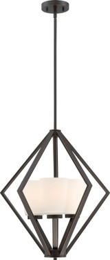 Nome 3 Light Small Chandelier by Nuvo - 60-645N3