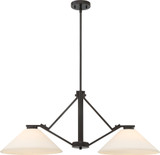 Nome 2 Light Small Island Chandelier by Nuvo - 60-6482I