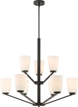 Nome 9 Light Large 2 Tier Chandelier by Nuvo - 60-649
