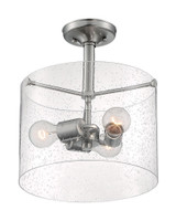 Bransel 3 Light 11.75 Inch Wide Flush Mount by Nuvo - 60-7-3SF