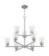 Bransel 9 Light Large Chandelier by Nuvo - 60-7-9C
