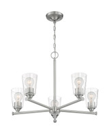 Bransel 5 Light Medium Chandelier by Nuvo - 60-7-5C