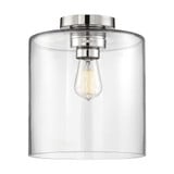 Chantecleer 1 Light 9.88 Inch Wide Flush Mount by Nuvo - 60-677-1SF