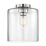 Chantecleer 1 Light 9.88 Inch Wide Flush Mount by Nuvo - 60-677-1SF