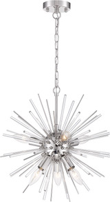 Cirrus 8 Light Small Chandelier by Nuvo - 60-69-8C