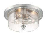 Bransel 3 Light 15 Inch Wide Flush Mount by Nuvo - 60-7-3F