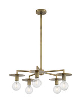 Bizet 5 Light Large Chandelier by Nuvo - 60-72-5C