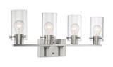 Sommerset 4 Light Vanity Light by Nuvo - 60-717-4BV