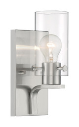Sommerset 1 Light Vanity Light by Nuvo - 60-717-1BV