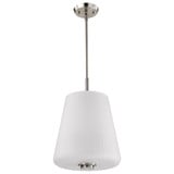 Lune 3 Light Pendant 17 Inch Tall and 12 Inch Wide by Nuvo - 60/8228