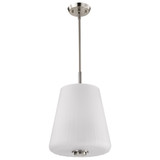 Lune 3 Light Pendant 17 Inch Tall and 12 Inch Wide by Nuvo - 60/8228