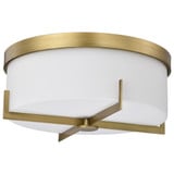 Roselle 3 Light 14.38 Inch Wide Flush Mount by Nuvo - 60/80-14