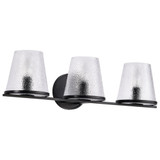 Valentine 3 Light Bath Vanity 7 Inch Tall and 24 Inch Wide by Nuvo - 60/8253