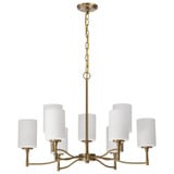 Liam 9 Light Chandelier 20.88 Inch Tall and 30 Inch Wide by Nuvo - 60/8209