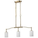Liam 3 Light Island Pendant 25.13 Inch Tall and 4.13 Inch Wide by Nuvo - 60/8208