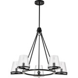 Valentine 5 Light Chandelier 23.5 Inch Tall and 30 Inch Wide by Nuvo - 60/8258
