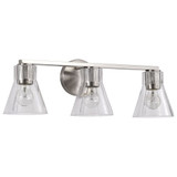 Gianna 3 Light Bath Vanity 7.5 Inch Tall and 24 Inch Wide by Nuvo - 60/8333