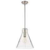 Gianna 1 Light Medium Pendant 14 Inch Tall and 12 Inch Wide by Nuvo - 60/8338