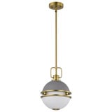 Everton 1 Light Pendant 13.25 Inches Tall and 10 Inches Wide by Nuvo - 60/7875