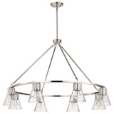 Gianna 8 Light Chandelier 25 Inch Tall and 40 Inch Wide by Nuvo - 60/8336