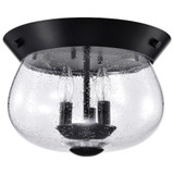 Boliver 3 Light 13.5 Inch Wide Flush Mount by Nuvo - 60/7806