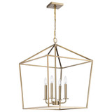 Emma 4 Light Large Pendant 26.5 Inches Tall and 20 Inches Wide by Nuvo - 60/7932