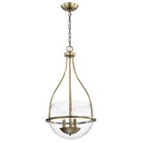 Amado 3 Light Pendant 26.5 Inches Tall and 14 Inches Wide by Nuvo - 60/7818