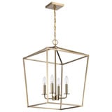 Emma 4 Light Small Pendant 24.13 Inches Tall and 17 Inches Wide by Nuvo - 60/7931