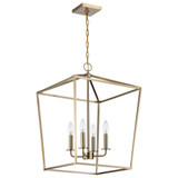 Emma 4 Light Small Pendant 24.13 Inches Tall and 17 Inches Wide by Nuvo - 60/7931