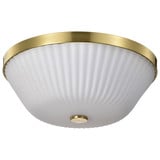 Royale 3 Light Flush Mount 5.75 Inch Tall and 16 Inch Wide by Nuvo - 60/8725