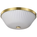 Royale 3 Light Flush Mount 5.75 Inch Tall and 16 Inch Wide by Nuvo - 60/8725