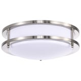 Glamour 18W LED 10 Inch Wide Flush Mount by Nuvo - 62-310