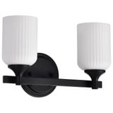 Solara 2 Light Bath Vanity 8 Inch Tall and 13.38 Inch Wide by Nuvo - 60/8642
