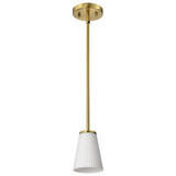 Royale 1 Light Mini Pendant 5.75 Inch Tall and 4.92 Inch Wide by Nuvo - 60/8727