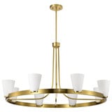 Royale 8 Light Chandelier 22 Inch Tall and 40 Inch Wide by Nuvo - 60/8729