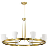 Royale 8 Light Chandelier 22 Inch Tall and 40 Inch Wide by Nuvo - 60/8729