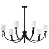 Solara 7 Light Chandelier 12.88 Inch Tall and 40 Inch Wide by Nuvo - 60/8651