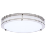 Glamour 25W LED Flush Mount 2.13 Inch Tall and 12.99 Inch Wide by Nuvo - 62/1876
