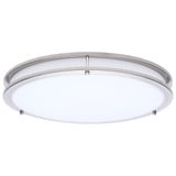 Glamour 25W LED Flush Mount 2.13 Inch Tall and 16.93 Inch Wide by Nuvo - 62/1877